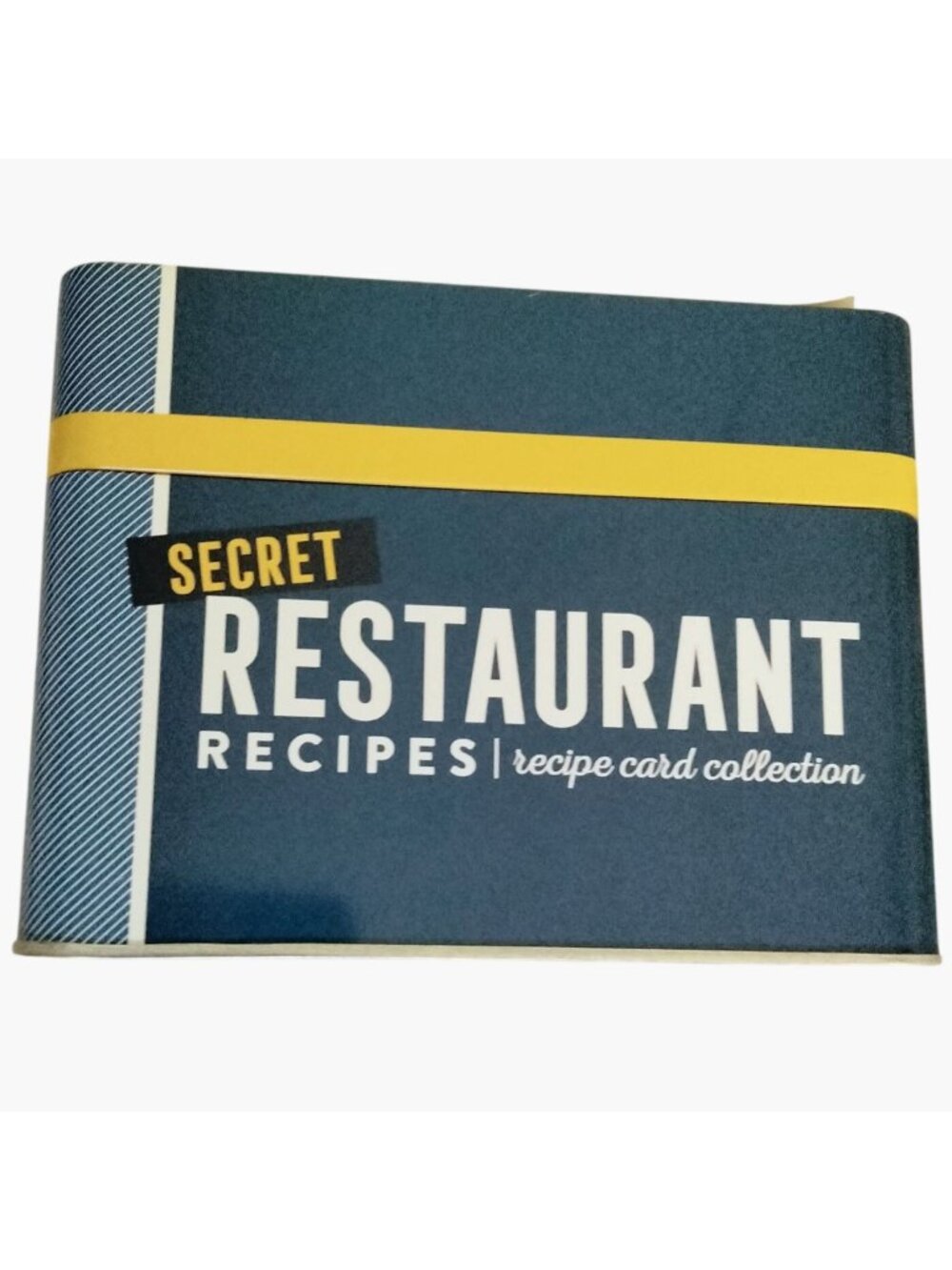 Secret Restaurant Recipes Tin Box Recipe Cards Dividers Appetizers Salads Mains